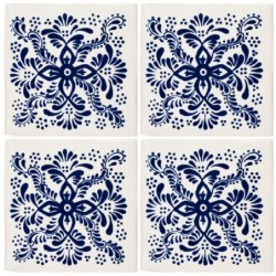 Lluvia Azul - 10x10cm Fliese