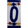 0 Zahl - 5x10cm Fliese