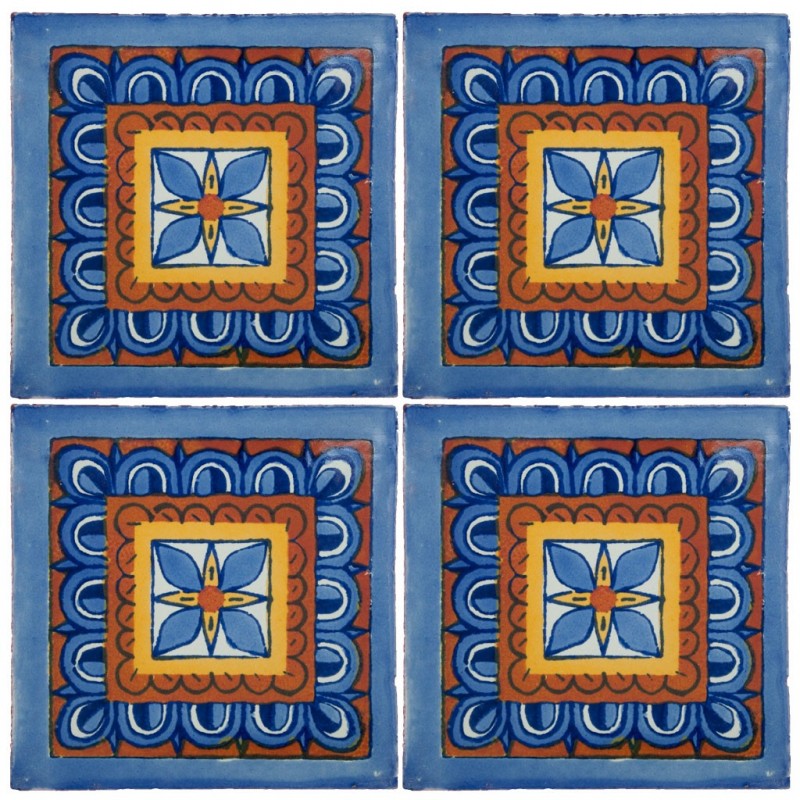 Rosa de los Vientos - 10x10cm Fliese