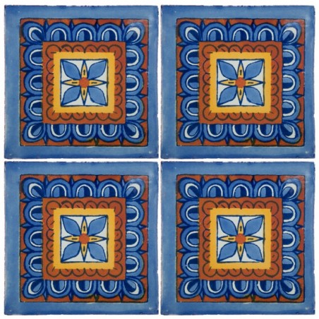 Rosa de los Vientos - 10x10cm Fliese