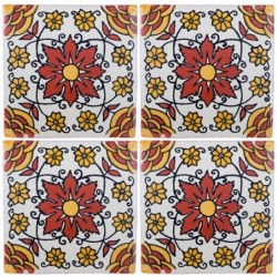 Rosa del Desierto - 10x10cm Fliese