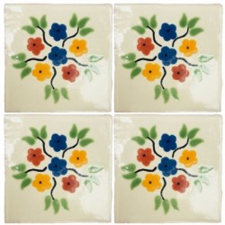 Bouquet - 10x10cm Fliese