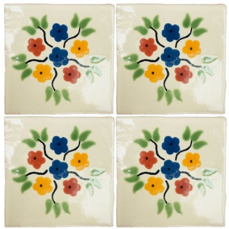 Bouquet - 10x10cm Fliese