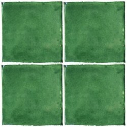 Verde Deslavado - 10x10cm Fliese