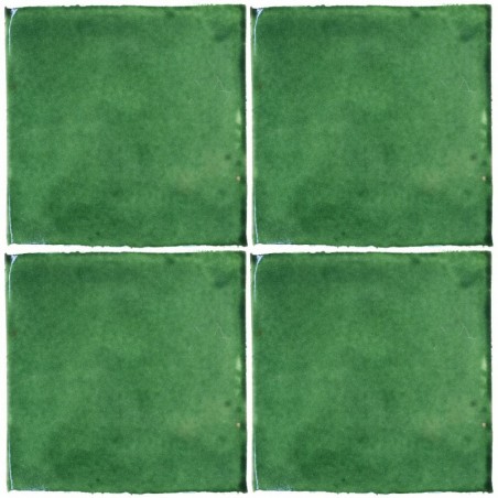 Verde Deslavado - 10x10cm Fliese