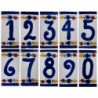 Zahlen - 5x10cm Fliese
