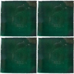 Verde Brillante - 10x10cm Fliese