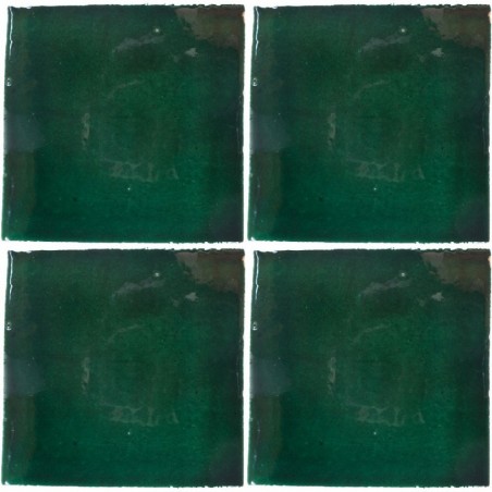Verde Brillante - 10x10cm Fliese
