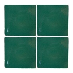 Verde Manzano - 10x10cm Fliese