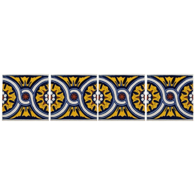 Flor de Coral - 10x10cm Fliese