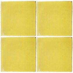 Amarillo Ceramico - 10x10cm Fliese