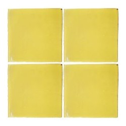 Amarillo Ceramico - 10x10cm Fliese