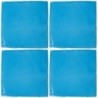 Azul Turquesa - 10x10cm Fliese