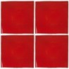 Rojo Brillante - 10x10cm Fliese