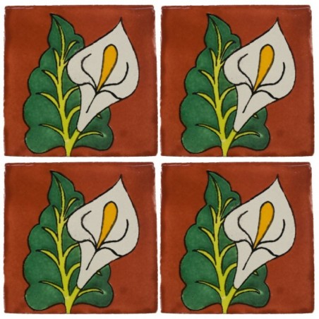 Alcatraz 1 f/Terracota - 10x10cm Fliese