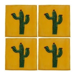 Cactus f/Mostaza - 10x10cm Fliese