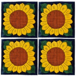 Girasol panal - 10x10cm Fliese
