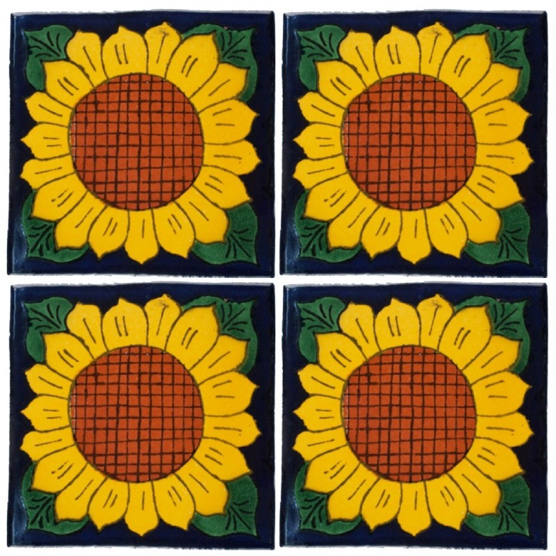 Girasol panal - 10x10cm Fliese