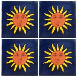 Sol de Rayos - 10x10cm Fliese