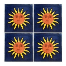 Sol de Rayos - 10x10cm Fliese