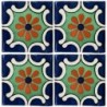 Arabesco Azul - 10x10cm Fliese