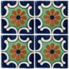 Arabesco Azul - 10x10cm Fliese