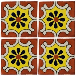 Arabesco Terracota - 10x10cm Fliese