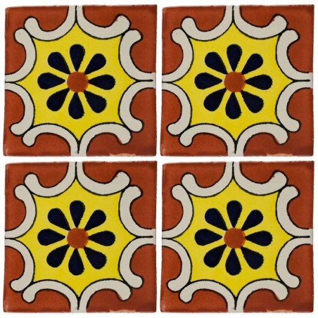 Arabesco Terracota - 10x10cm Fliese