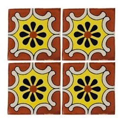 Arabesco Terracota - 10x10cm Fliese