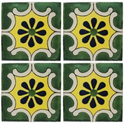 Arabesco Verde - 10x10cm Fliese