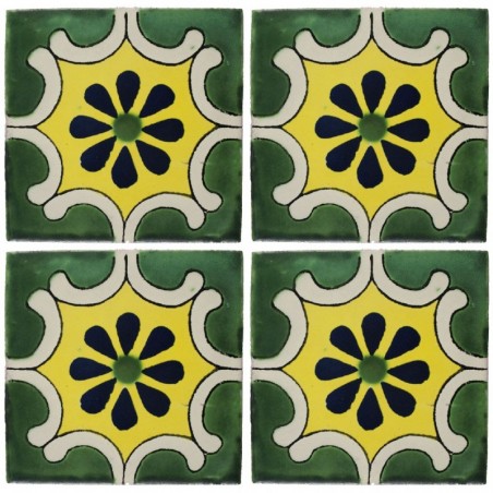 Arabesco Verde - 10x10cm Fliese