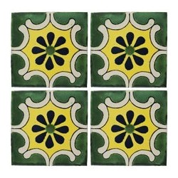 Arabesco Verde - 10x10cm Fliese