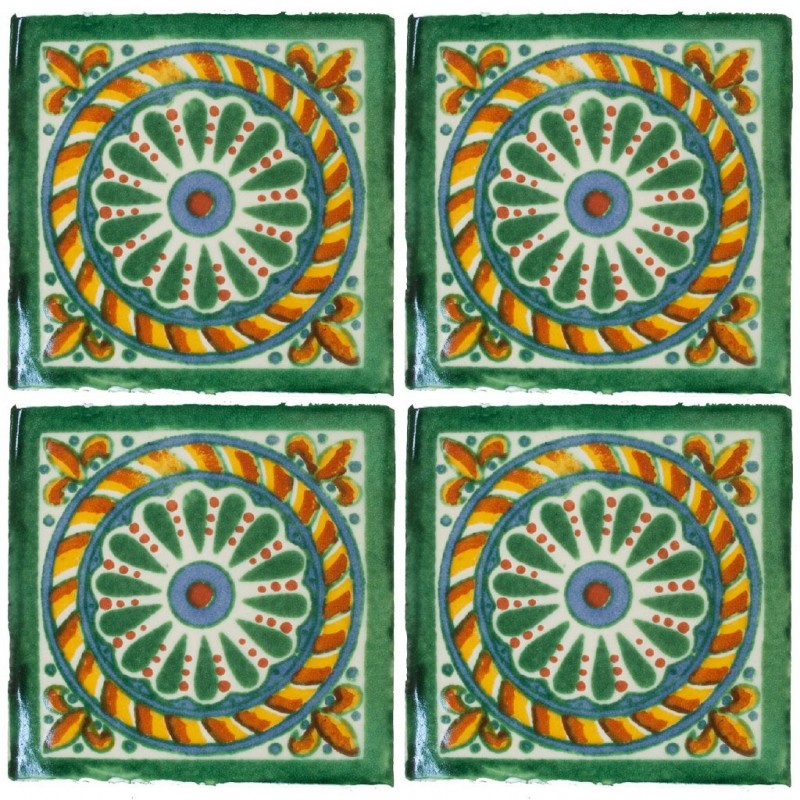 Cuerda Verde - 10x10cm Fliese