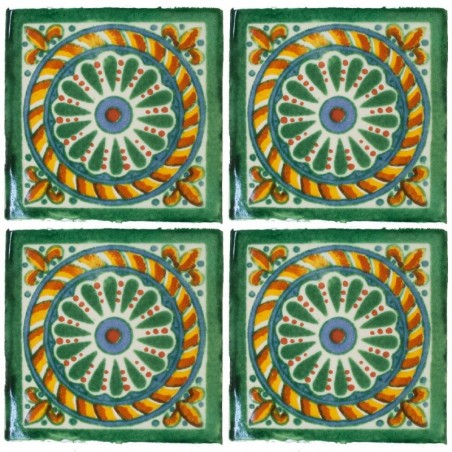 Cuerda Verde - 10x10cm Fliese