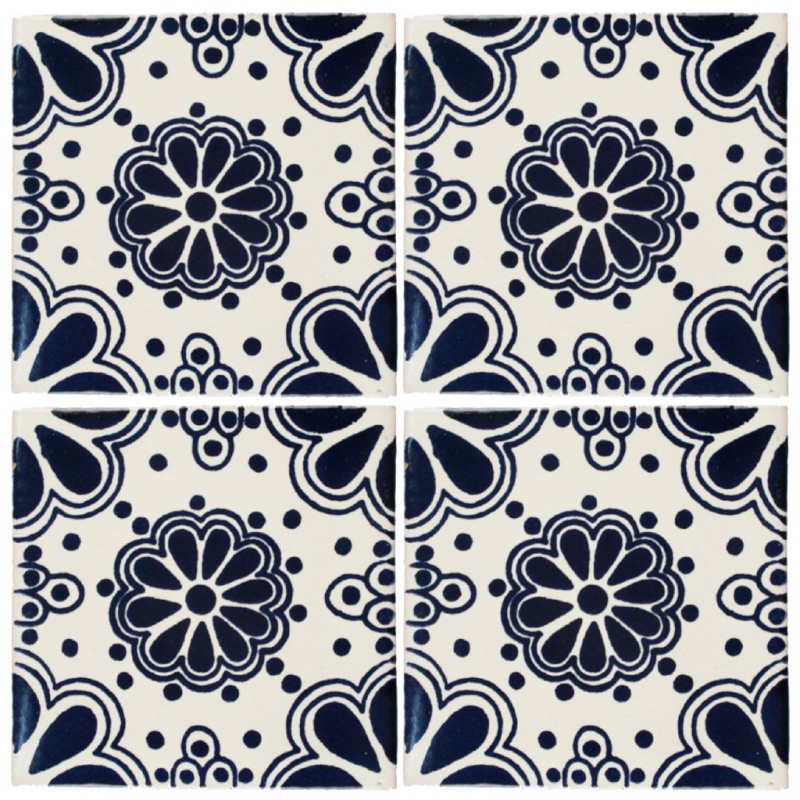 Lazo Azul - 10x10cm Fliese