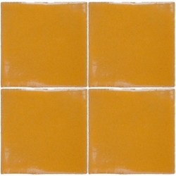 Amarillo Mostaza - 7x7 cm Fliese