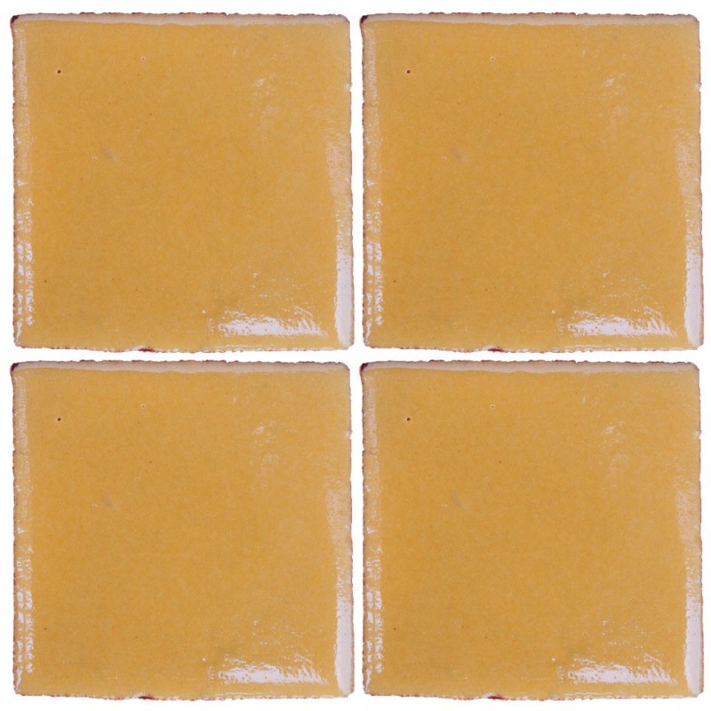 Amarillo Mostaza - 5x5cm Fliese