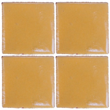 Amarillo Mostaza - 5x5cm Fliese