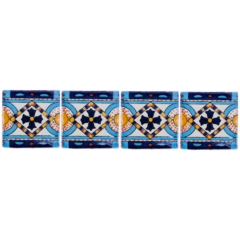 Campanilla Turquesa - 5x5cm Fliese