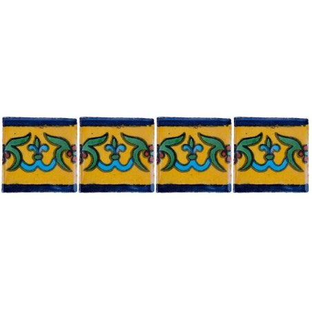 Decorada Amarillo - 5x5cm Fliese