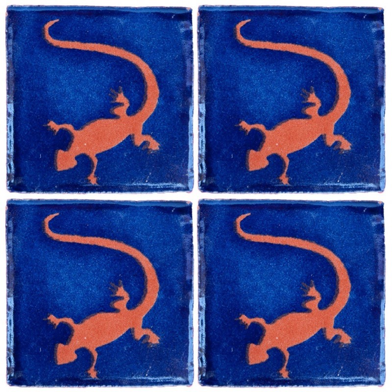 Lagartija Terracota - 5x5cm Fliese