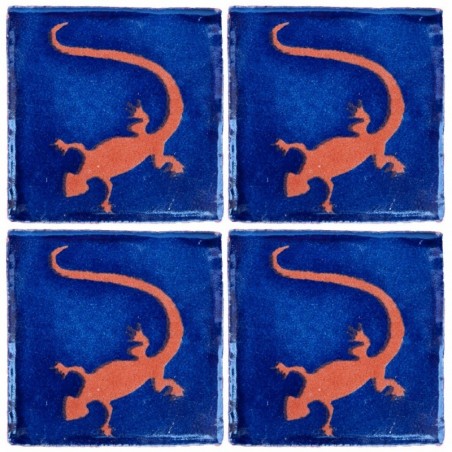 Lagartija Terracota - 5x5cm Fliese