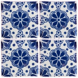 Lazo Azul - 5x5cm Fliese