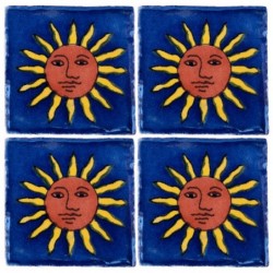 Sol de Rayos - 5x5cm Fliese
