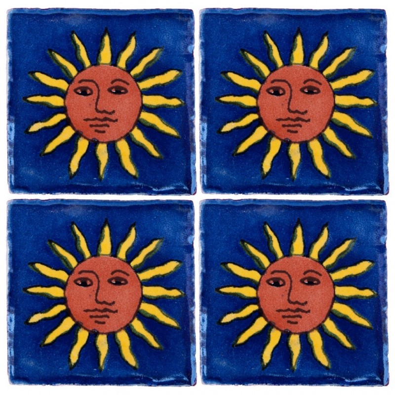 Sol de Rayos - 5x5cm Fliese