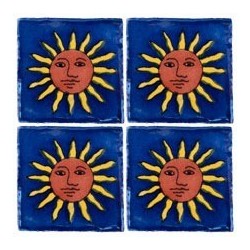Sol de Rayos - 5x5cm Fliese
