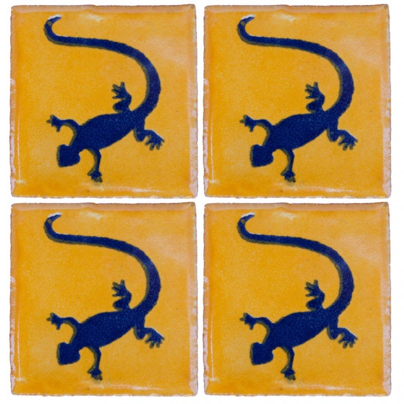 Lagartija Az-Most - 5x5cm Fliese