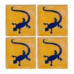 Lagartija Az-Most - 5x5cm Fliese