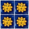 Sol Fdo Azul - 5x5cm Fliese