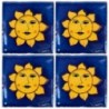Sol Fdo Azul - 5x5cm Fliese
